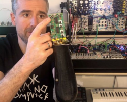 ELECTRONIC MUSICIAN ADAPTS PROSTHETIC ARM TO CONTROL MODULAR SYNTHESISER