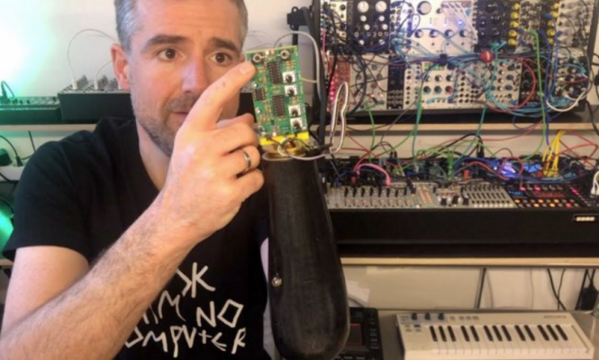 ELECTRONIC MUSICIAN ADAPTS PROSTHETIC ARM TO CONTROL MODULAR SYNTHESISER
