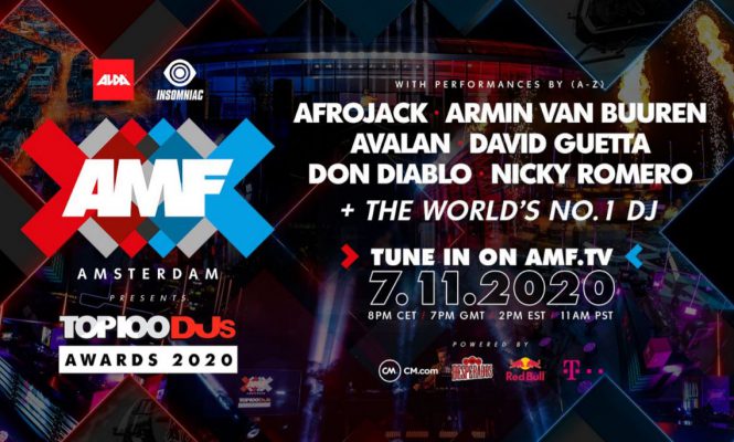 AMF, 2020 탑 100 DJ 어워즈의 가상 이벤트 라인업 공개