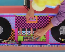 ARTIST DESIGNS WORKING DJ DECKS MADE ENTIRELY OUT OF LEGO