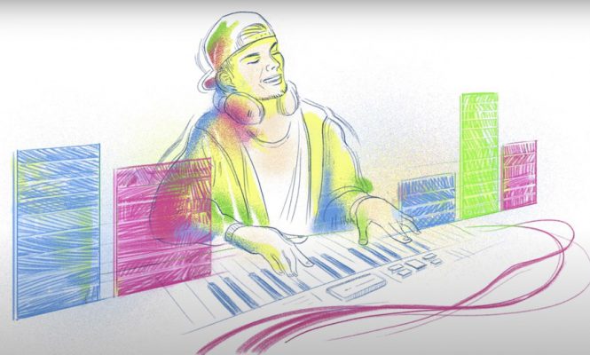 구글이 공유한 AVICII ‘Wake me up’ 애니메이션