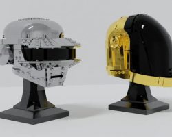다프트펑크를 대표하는 빛나는 두 헬멧을 레고로 만나보자!